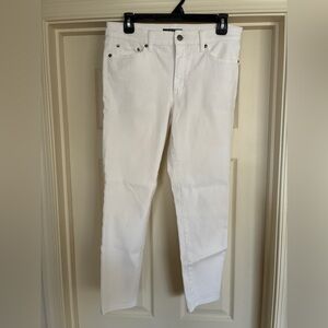 Ralph Lauren white ankle jeans